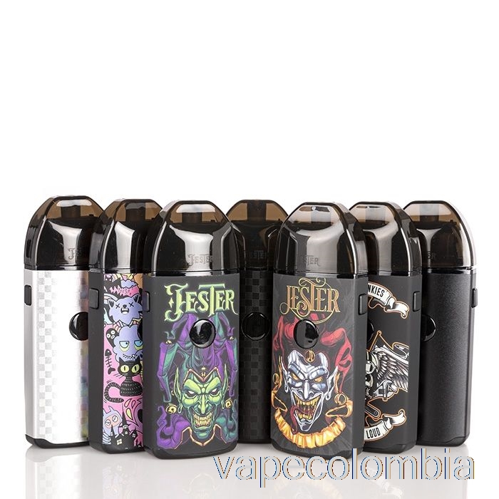 Vape Desechable Vapefly Jester Pod System Edición Mallada - Plateado (fibra De Carbono)